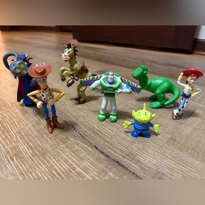 Disney Toy Story Action Figures - Green, Blue, Brown